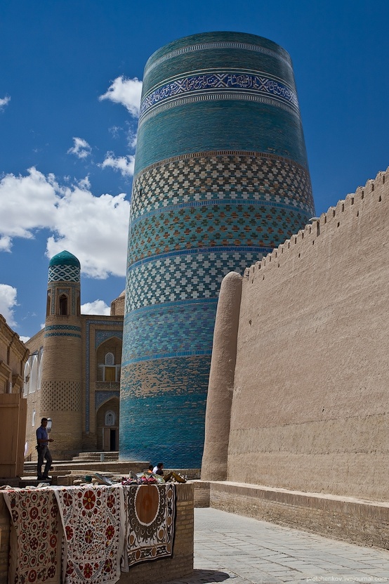 Photo:  Khiva is an ancient city of approximately 50,000 people located in Xorazm Province, Uzbekistan